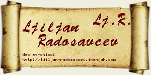 Ljiljan Radosavčev vizit kartica